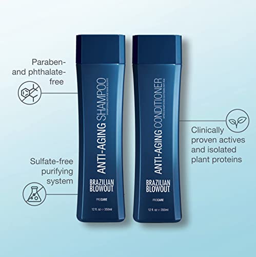 Brazilian Blowout Anti Aging Shampoo 12 fl oz for Mature Hair
| Brazilian Blowout Anti Aging Shampoo 12 fl oz for Gray